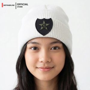 Army 2nd Infantry Division Beanie Hat Knit Premium - White