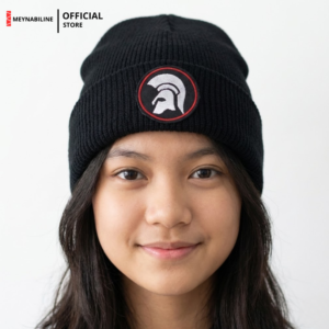 Trojan Beanie Hat Knit Premium - Black
