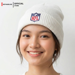 NFL Beanie Hat Knit Premium - White