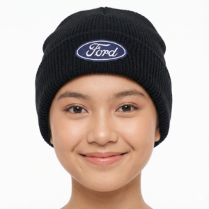 Ford Beanie Hat Knit Premium - Black