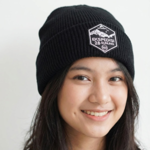 Ekspedisi 28 Gunung Beanie Hat Knit Premium - Black